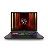 MSI Vector 16 HX AI A2XWIG-090XTR Core Ultra 9-275HX 16" 48 GB RAM 512GB SSD GeForce RTX 5080 16GB FreeDOS Laptop K31