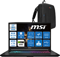 MSI Katana 17 Hx B14WGK-048XTR İ9-14900HX 96 GB RAM 4 TB SSD 8 GB RTX 5070 17.3" Qhd W11Pro W048XTRP30 - Zetta Çanta