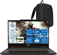 MSI Venture Pro 15 7 240H 40 GB RAM 1 TB SSD 8 GB RTX 5050 45W 15.6" FHD IPS FreeDOS A2RWEG50F14 - Zetta Çanta