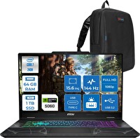 MSI Cyborg 15 Core 7 240H 64 GB RAM 1 TB SSD RTX 5060 8 GB FreeDOS 15.6" (1920X1080) B2RWFKG208XTRF28 - Zetta Çanta