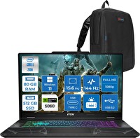 MSI Cyborg 15 Core 5 210H 80 GB RAM DDR5 512 GB SSD RTX 5060 8 GB W11Home 15.6" FHD B2RWFKG207XTRH32 - Zetta Çanta