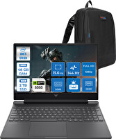 HP Victus Core i5-13420H 48 GB RAM 2 TB SSD 8 GB RTX 5050 GDDR7 15.6" IPS FHD FreeDOS BQ1P9EAF14 - Zetta Çanta