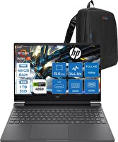 HP Victus Gaming Amd Ryzen 7-7445HS 48 GB RAM 1 TB SSD RTX RTX 4050 6 GB 15.6" 300 Nits FreeDOS WBX9U9EAF18-Zetta Çanta