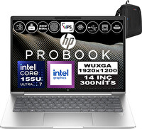 HP Probook 440 G11 Core Ultra 7 155U DDR5 96 GB RAM 512 GB SSD Boost 14" Wuxga IPS W11Pro A22YSEAP31 - Zetta Çanta