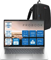HP Probook 4 G1I Core Ultra 5 225U 128 GB RAM DDR5 256 GB SSD FreeDOS Boost 14" Wuxga IPS C9FH0ETF41 - Zetta Çanta