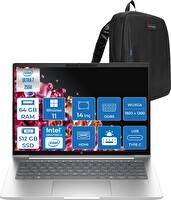 HP Probook 4 G1I Core Ultra 7 255U 64 GB RAM 512 GB SSD 14" Wuxga 300 Nits W11Pro C9FH1ETP17 - Zetta Çanta