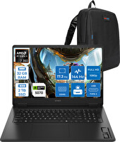 HP Omen Amd Ryzen AI 7 350 32 GB RAM 2 TB SSD 8 GB RTX 5070 GDDR7 17.3" IPS 7 MS FreeDOS BQ1Q1EAF09 - Zetta Çanta