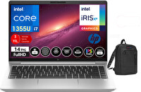 HP Elitebook 640 G10 Core i7 1355U 64 GB RAM 256 GB SSD 14" FHD FreeDOS ELİT8A571EA13 - Weblegelsin Çanta