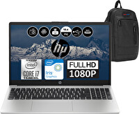 HP 250 G10 Core i7 1355U 16 GB RAM 2 TB SSD Iris Xe W11Home 15.6" FHD 8A541EAWH04 - Weblegelsin Çanta