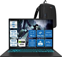 Asus Vivobook 16 V3607VM Core 5 210H 48 GB RAM 512 GB SSD RTX 5060 8 GB FreeDOS 16" Wuxga RP049F22 - Zetta Çanta