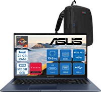 Asus Vivobook 15 Amd Ryzen 7 5825U 24 GB RAM 512 GB SSD Amd Radeon Graphics 15.6" LED FreeDOS M1502YATF05 - Zetta Çanta
