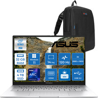 Asus Zenbook 14 Core Ultra 9 285H 32 GB RAM LPDDR5X 4 TB 14" 3k OLED 120Hz 600NIT W11Home UX3405CAH04 - Zetta Çanta