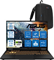 Asus Tuf Gaming F16 FX608JH İ5-13450HX 48 GB RAM 2 TB SSD 8 GB RTX 5050 16" FHD+ FreeDOS WRV082F14 - Zetta Çanta