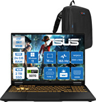 Asus Tuf F16 FX608JPR i7-14650HX 24 GB RAM 2 TB SSD 8 GB RTX 5070 16" Wqxga 400 NITS W11Pro WQT070P04 - Zetta Çanta