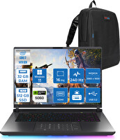 Asus Rog Strix G16 G615JMR i7 14650HX 32 GB RAM 512 GB SSD 8 GB RTX 5060 115 W 16" Wqxga W11Pro WS5049P09-Zetta Çanta