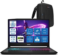 MSI Katana 15 Hx i7 14650HX 128 GB RAM 4 TB SSD FreeDOS RTX 5070 8 GB 115 W 15.6" 2K QHD B14WGK068XTRF45 - Zetta Çanta