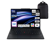 Lenovo Thinkpad E14 Gen7 Ultra 5-225U 14" 16 GB RAM DDR5 1 TB SSD Wuxga Win11 Pro-Sırt Çantası 21SYS2BB60HMF21