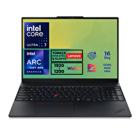 Lenovo ThinkPad E16 G3 Ultra 7 255H 16" 32 GB RAM 2 TB SSD Wuxga Win11 Pro Notebook 21SR006RTX 027