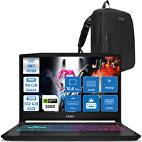 MSI Katana 15 Hx İ7-14650HX 96 GB RAM 512 GB SSD 8GB RTX5060 15.6" Qhd 2560X1440 IPS FreeDOS W449XTRF27 - Zetta Çanta