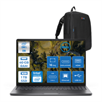 Dell Pro 16 Xcto Ultra Core 5 120U 40 GB RAM 1 TB SSD Graphics 16" Fhd+ 300NIT Ubuntu XCTOPRO16UI5F14 - Zetta Çanta