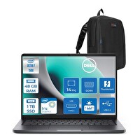 Dell Pro 14 Core 7 150U 48 GB RAM Ddr5 1 TB SSD Graphics 14" FHD+ IPS 300NITS W11Home PC14250C7165H18 - Zetta Çanta