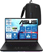 Asus Rog Strix Scar 16 Ultra 9 275HX 32 GB RAM 1 TB SSD - 1 TB SSD 24GB RTX5090 16" Wqxga W11Pro WRW14512 - Zetta Çanta