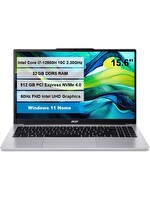 Acer Aspire Lite AL15-71P-75E7-1 Core i7-12650H 15.6" 32 GB RAM DDR5 512 GB SSD M.2 FHD Win11H Notebook