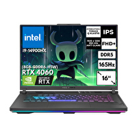 Asus Rog Strix G16 Core i9-14900HX 16" 20 GB RAM DDR5 256 GB SSD FHD 8GB-RTX4060 Win11 Pro G614JVR-N3243AT66