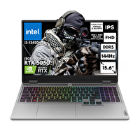 Lenovo LOQ 15IRX10 i5-13450HX 15.6" 64 GB RAM DDR5 512 GB SSD RTX5050 FHD Win11H Gaming Laptop 83JE00JLTRAT67
