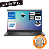 Dell Vostro 3530 Intel Core i7-1355U 15.6" 16 GB RAM 512 GB SSD FHD 120Hz Ubuntu Laptop - Çanta N1601PVNB3530U 046