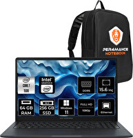 Asus EB B1 C7 150U 15.6" 64 GB 256 GB SSD FHD W11H Taşınabilir Bilgisayar - PER4 Çanta B1503CVAIS78020P381