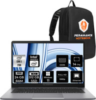 Asus EB P1 C5 210H 14" 24 GB 512 GB SSD FHD W11H Taşınabilir Bilgisayar - PER4 Çanta P1403C516512G0DP362