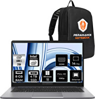 Asus EB P1 C5 210H 14" 8 GB 4 TB SSD FHD W11H Taşınabilir Bilgisayar - PER4 Çanta P1403C516512G0DP355