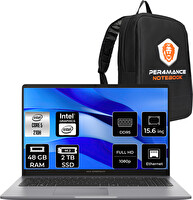 Asus EB P1 C5 210H 15.6" 48 GB 2 TB SSD FHD FreeDOS Taşınabilir Bilgisayar - PER4 Çanta P1503C516512G0DP329