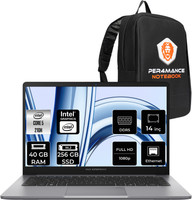 Asus EB P1 C5 210H 14" 40 GB 256 GB SSD FHD FreeDOS Taşınabilir Bilgisayar - PER4 Çanta P1403C516512G0DP321