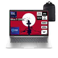 HP ProBook 4 G1i 14 AI Ultra 7-255U 14" 16 GB 512 GB SSD UHD Graphics WUXGA W11Pro Notebook - Sırt Çantası CW5W4EAHMF36