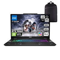 MSI Cyborg 17 i7-13620H 17.3" 40 GB RAM 2 TB SSD RTX5060 8 GB  W11Home Notebook - Sırt Çantası B13WFKG-091XTRQB40