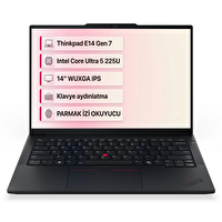 Lenovo ThinkPad E14 Gen 7 Intel Core Ultra 5 225U 16 GB RAM 1 TB SSD WUXGA FreeDOS Notebook 21SX007DTX 002