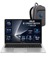 Asus ExpertBook P1 P1503CVA Intel Core 7-240H 15.6" 40 GB DDR5 RAM 2 TB SSD FHD W11 Pro Notebook P1503CVA-C71651