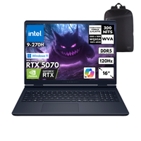 Dell Alienware 16 Aurora Intel 9-270H 64 GB 2 TB SSD RTX5070 8 GB W11Home Notebook - Sırt Çantası AC16250-C932157WQB6