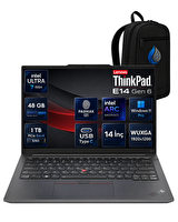 Lenovo ThinkPad E14 Gen 6 Core Ultra 7 155H 14" 48 GB DDR5 1 TB SSD WUXGA IPS W11Pro Dizüstü Bilgisayar 21M70091TXRNP18