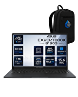 Asus ExpertBook B1 Intel Core 5 120U 15.6" 32 GB DDR5 RAM 1 TB SSD FHD W11 Pro Notebook B1503CVA-C516512B0DRNP14