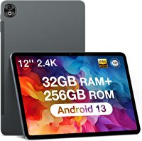 Doogee T20 Ultra 12" 12 GB RAM 256 GB Hafıza 2 TB TF 10800 mAh Helio G99 Sekiz Çekirdekli Android 13 Gri Tablet