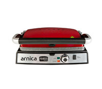 Arnica GH26243 Tostit Maxi Granit Izgaralı 2000 W Kırmızı Tost Makinesi