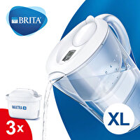 Brita Marella XL 3 Filtreli Beyaz Su Arıtma Sürahisi