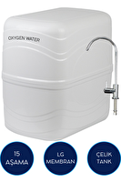 OXYGEN WATER LG Membranlı 15 Aşamalı Çelik Tanklı Su Arıtma Cihazı