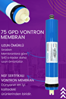 OXYGEN WATER Su Arıtma Cihazı 75 GPD Vontron Membran Filtre