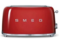 Smeg TSF02RDEU 2x2 Slot Retro Kırmızı Ekmek Kızartma Makinesi