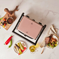 Karaca Gastro Grill Glass Premium 2400 W Rose Gold Tost Makinesi