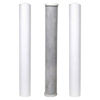 Sulook Su Arıtma 20'' Filtre Seti 5 Mikron + Blok Karbon + 1 Mikron